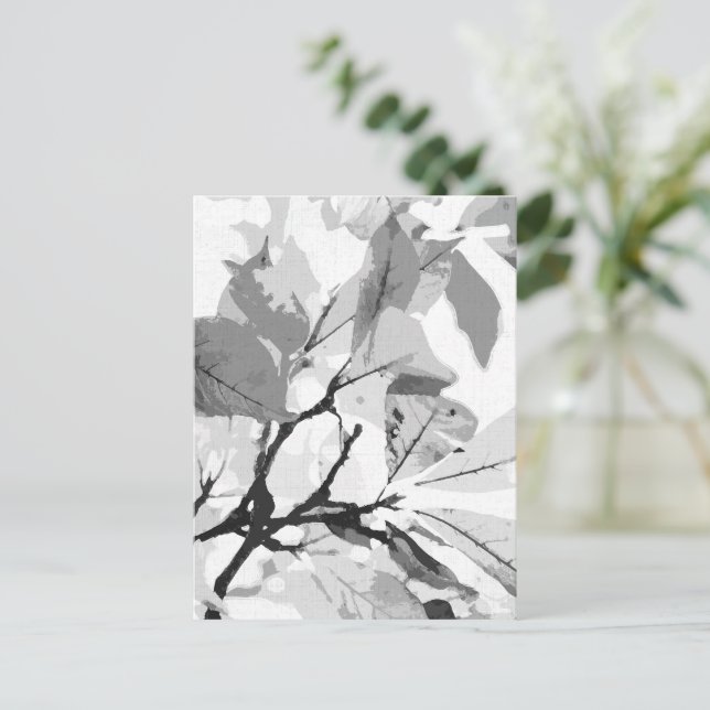 Autumn colours, leaves 2 holiday postcard (Standing Front)