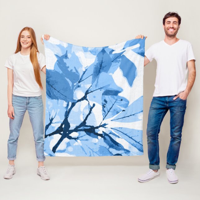 Autumn colours, leaves 4 fleece blanket (In Situ)