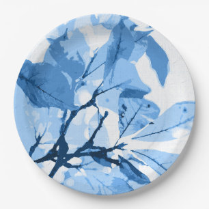 Autumn colours, leaves 4 paper plate