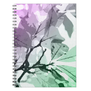 Autumn colours, leaves 5 notebook