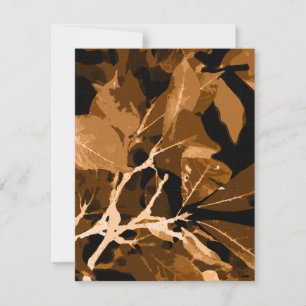 Autumn colours, leaves 6 card