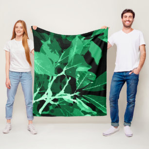 Autumn colours, leaves 7 fleece blanket