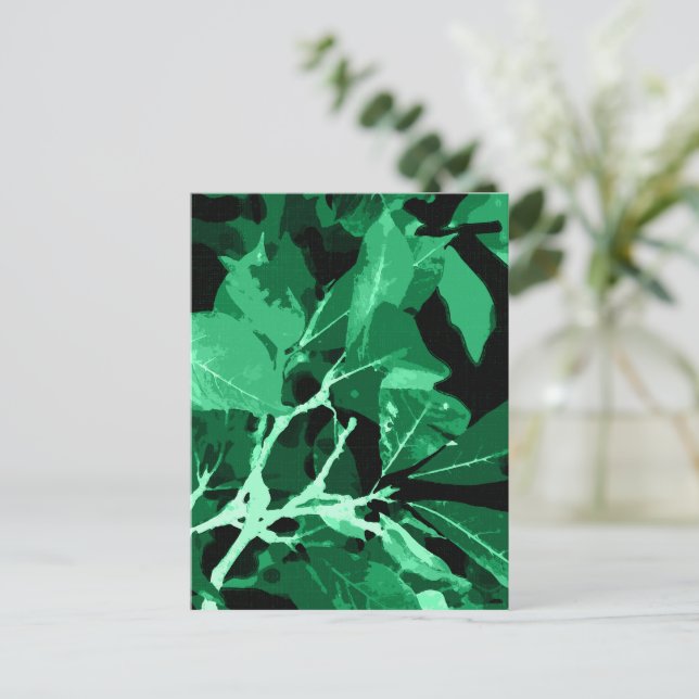 Autumn colours, leaves 7 postcard (Standing Front)