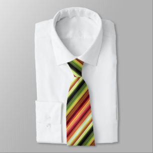 Autumn Colours Lines Tie