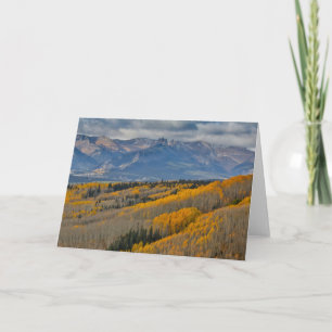 Autumn Colours on Aspen Groves Card
