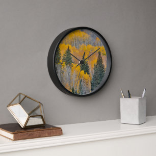 Autumn Colours on Aspen Groves Clock