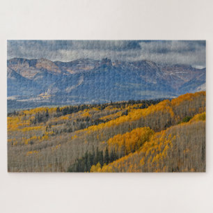 Autumn Colours on Aspen Groves Jigsaw Puzzle