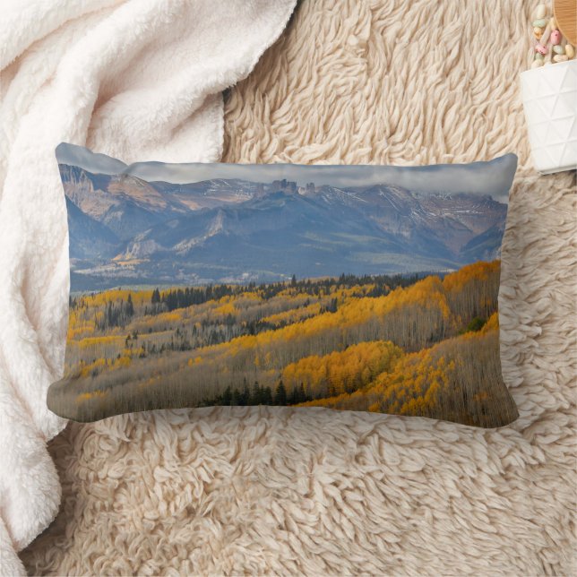 Autumn Colours on Aspen Groves Lumbar Cushion (Blanket)