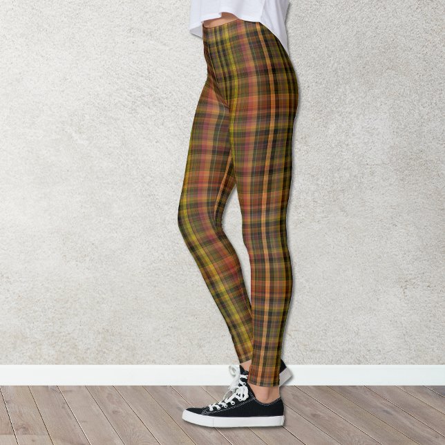 Autumn Colours Plaid Leggings (Creator Uploaded)