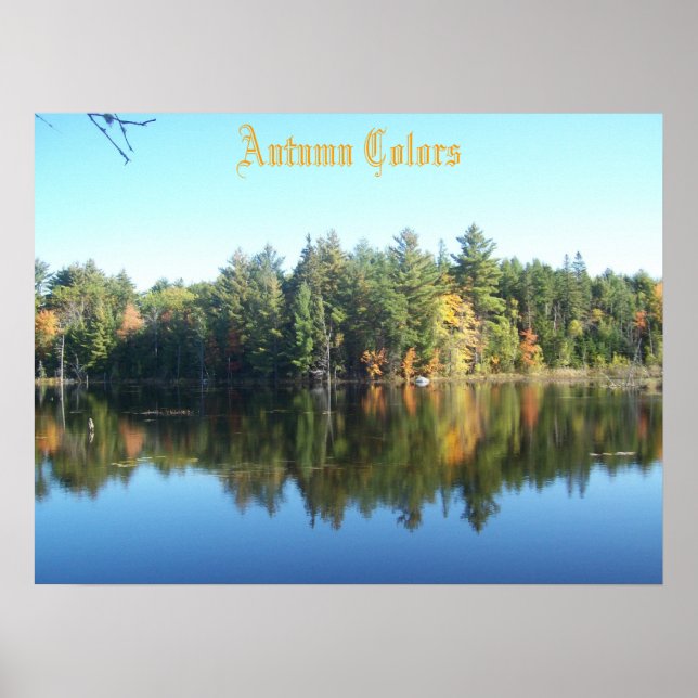 Autumn Colours Poster print (Front)