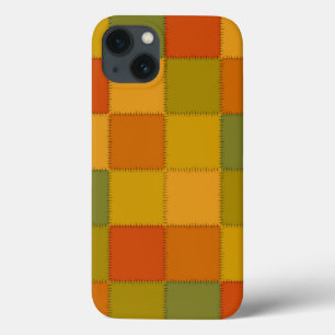 Autumn colours quilted patchwork ipad case