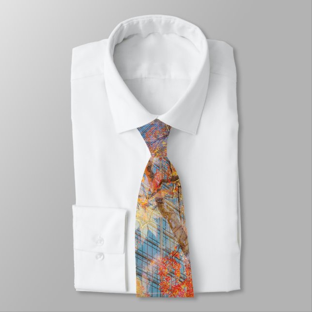 Autumn Colours Tie (Tied)