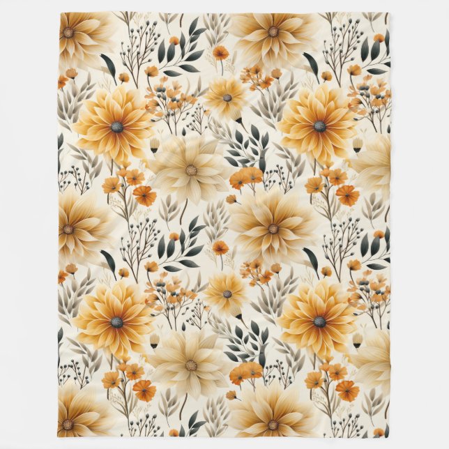 Autumn comfort fleece blanket (Front)