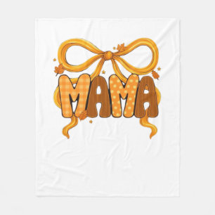 Autumn Coquette Mama – Cozy Fall Aesthetic with Bo Fleece Blanket