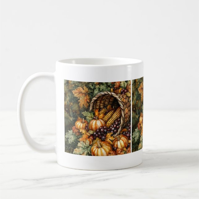 Autumn Cornucopia Mug (Left)