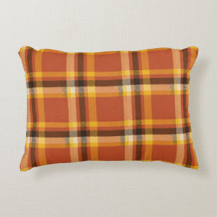 Autumn Cosy Plaid   Fall Warmth & Comfort Bedding Decorative Cushion