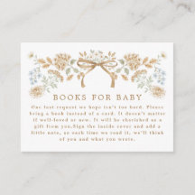 Autumn Cottage Baby Shower Books for Baby