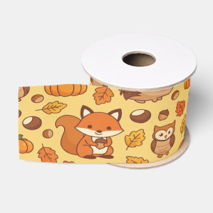 Autumn Cottagecore Dreams Nature Grosgrain Ribbon