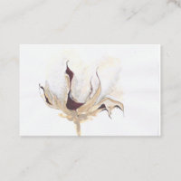 autumn cotton boll