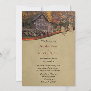 Autumn Country Wedding Invitation