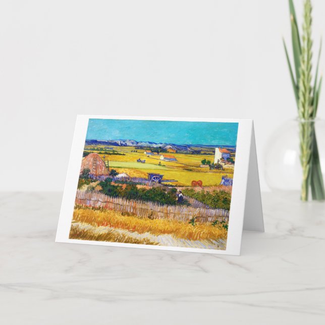 Autumn Countryside, Van Gogh Card (Front)