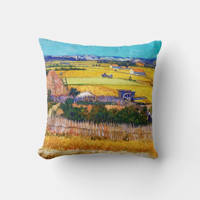 Autumn Countryside, Van Gogh Cushion (Front)