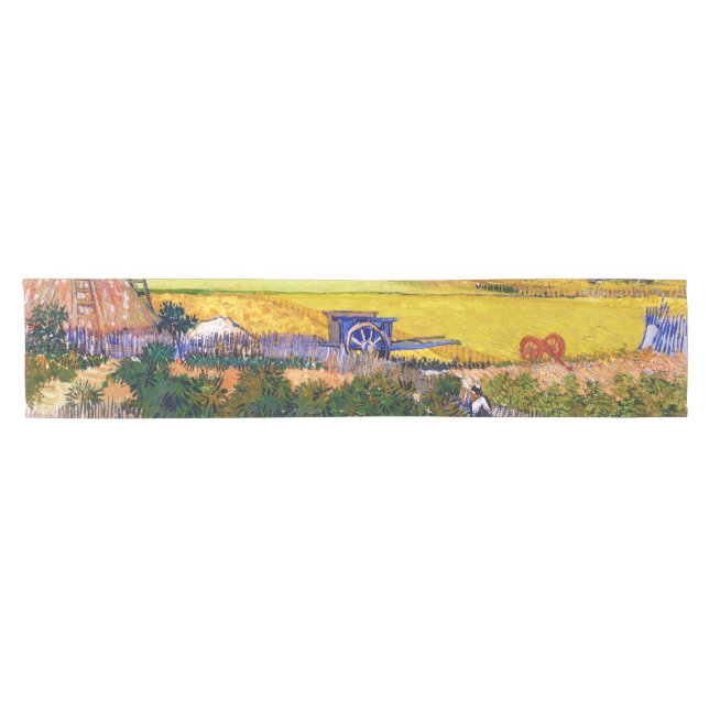 Autumn Countryside, Van Gogh Short Table Runner (Horizontal)