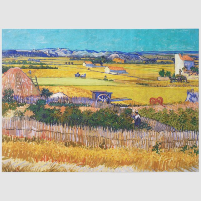 Autumn Countryside, Van Gogh Tissue Paper (Front)