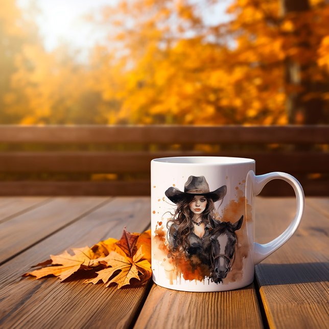 Autumn Cowgirl Coffee Mug (Creator Uploaded)