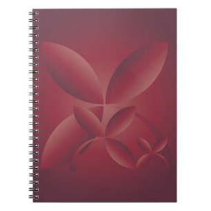 autumn crimson notebook