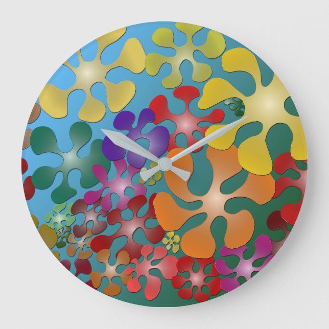 Autumn Critters Large Clock (Front)