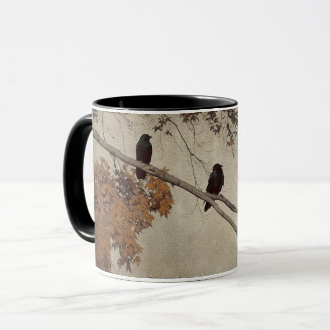 Autumn Crow's Delight Mug (Front Left)