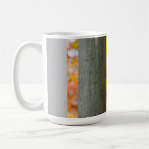 Autumn Curiosity: Monkeys at the Zoo in Fall Coffee Mug