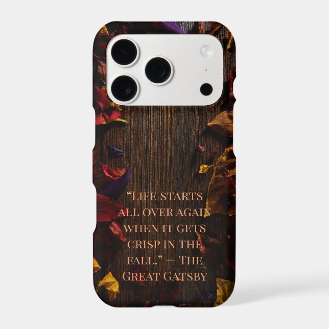 Autumn customisable phone case (Back)