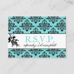 Autumn Damask RSVP Notecard_Tasha Enclosure Card