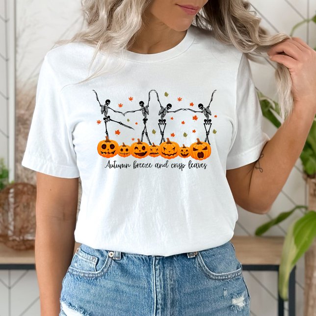 Autumn Dancing Skeleton T-Shirt (Creator Uploaded)