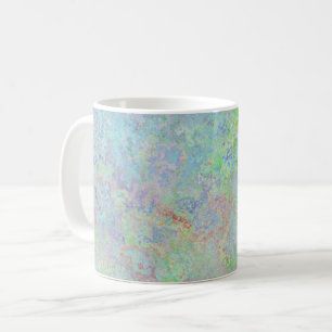 Autumn Dawn Neon Pastel Alcohol Ink Abstract Coffee Mug