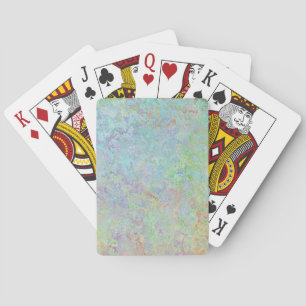 Autumn Dawn Neon Pastel Alcohol Ink Abstract Playing Cards
