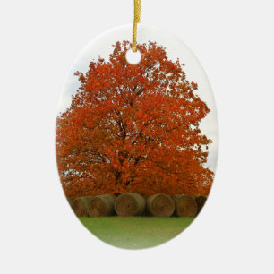 Autumn Day Ceramic Tree Decoration