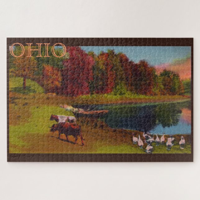 Autumn Day in Ohio Large Puzzle (Horizontal)