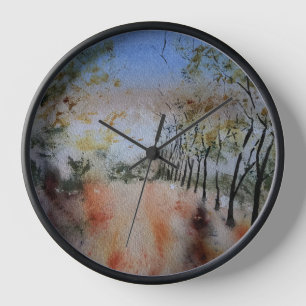 Autumn Days   Clock