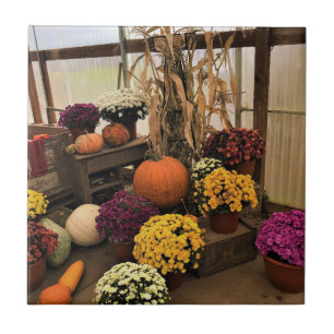 Autumn Decor Ceramic Tile