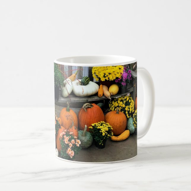 Autumn Decor Coffee Mug (Front Right)