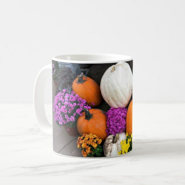 Autumn Decor Coffee Mug (Front Left)