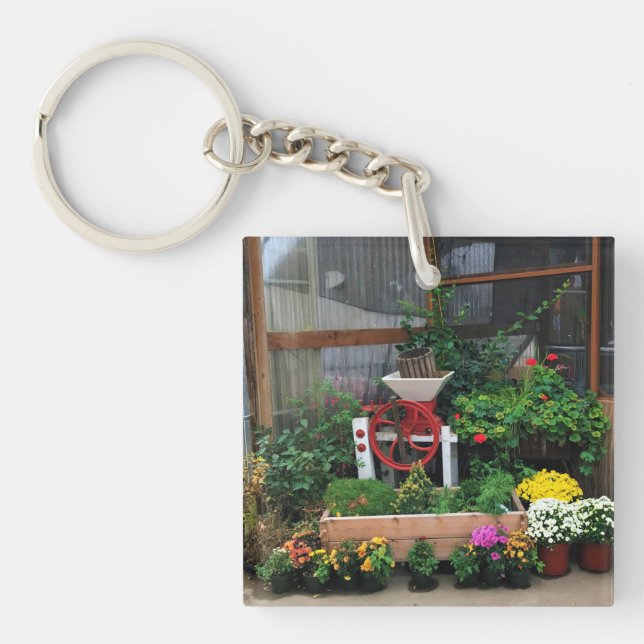 Autumn Decor Key Ring (Front)