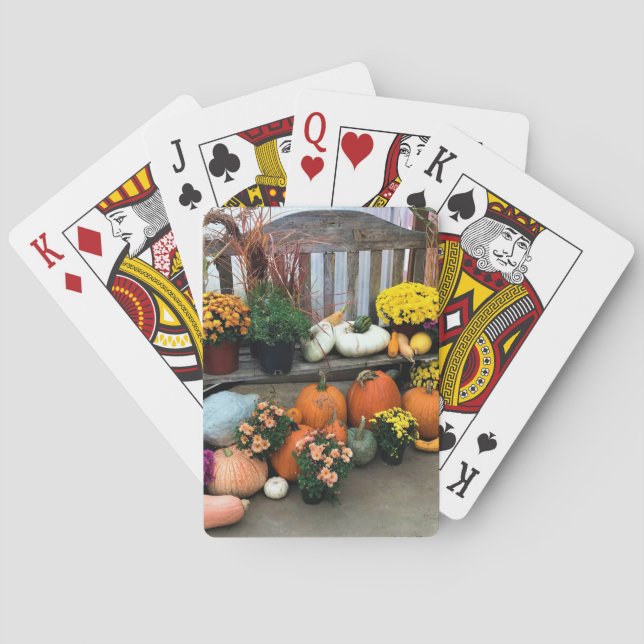 Autumn Decor  Playing Cards (Back)