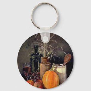 Autumn Decorations on Table Key Ring