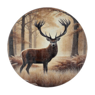 Autumn Deer Cutting Board