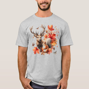 Autumn Deer Fall Season   T-Shirt