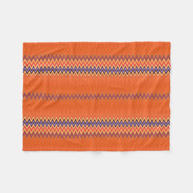 Autumn Delight Fleece Blanket (Front (Horizontal))